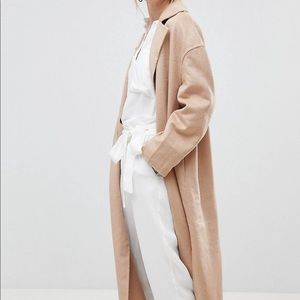 Mango Open Lapel Over Coat